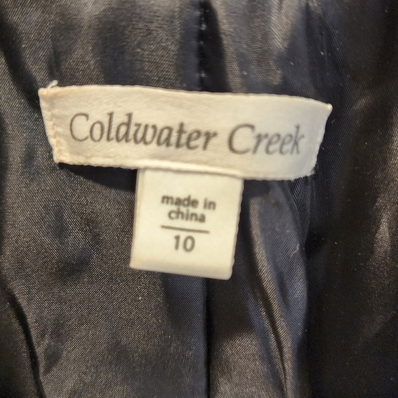 Coldwater Creek Black Business Casual Blazer size 10 - Picture 9 of 13
